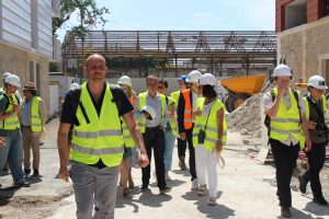 Pierre Hurmic a visité l’EcoProjet Bastide Niel