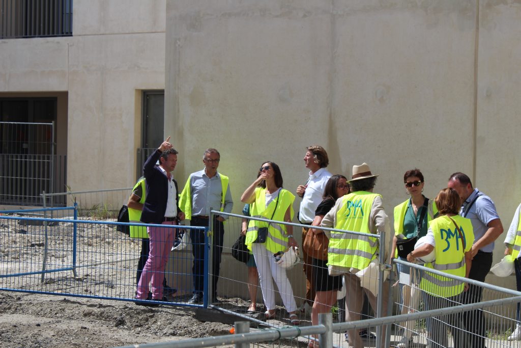 Pierre Hurmic a visité l’EcoProjet Bastide Niel